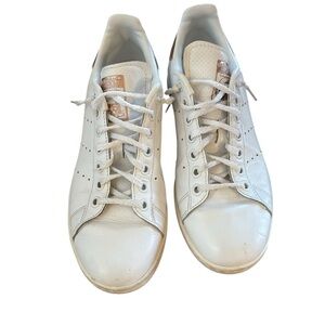 Adidas White Leather Sneakers